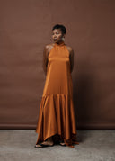 serene backless dress