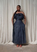 Hele midi skirt | Denim