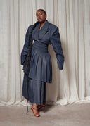 Hele overlay skirt | Denim